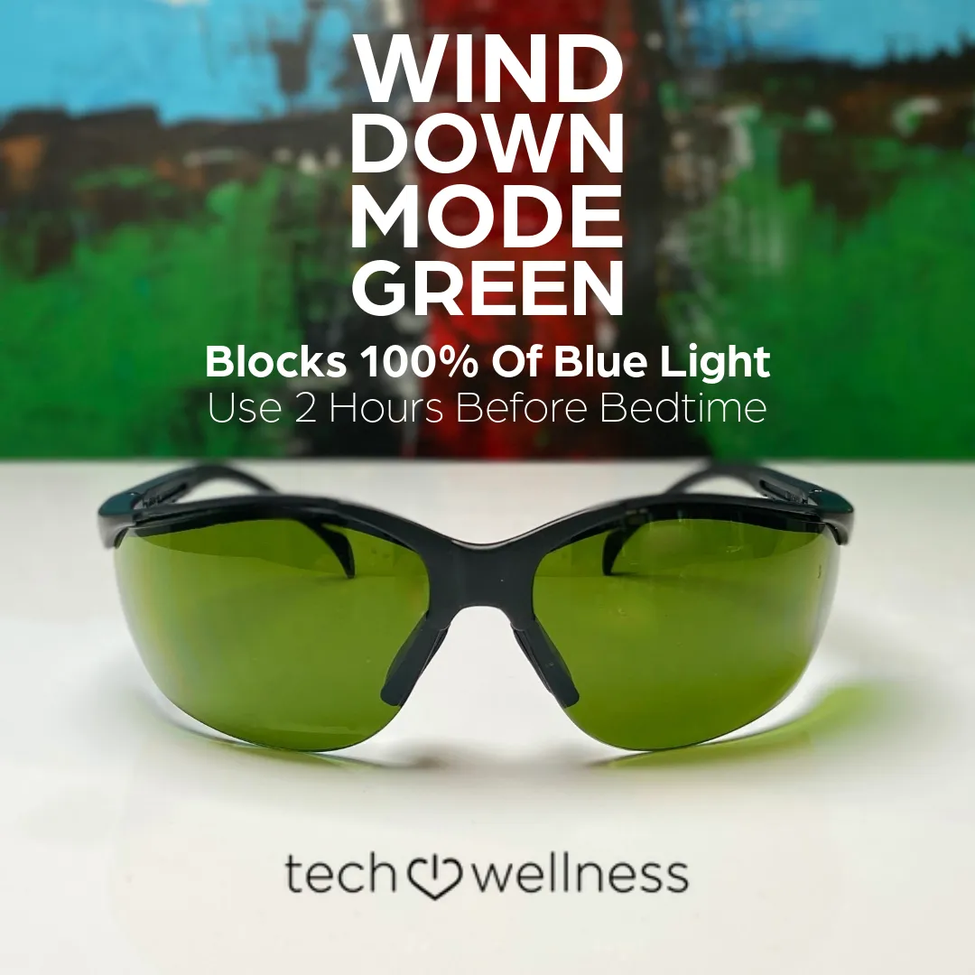 2024 NEW Super Sleep Blue Block Glasses in 2 Styles• Certified Green Lenses Stop 100% of Harmful Screen Light