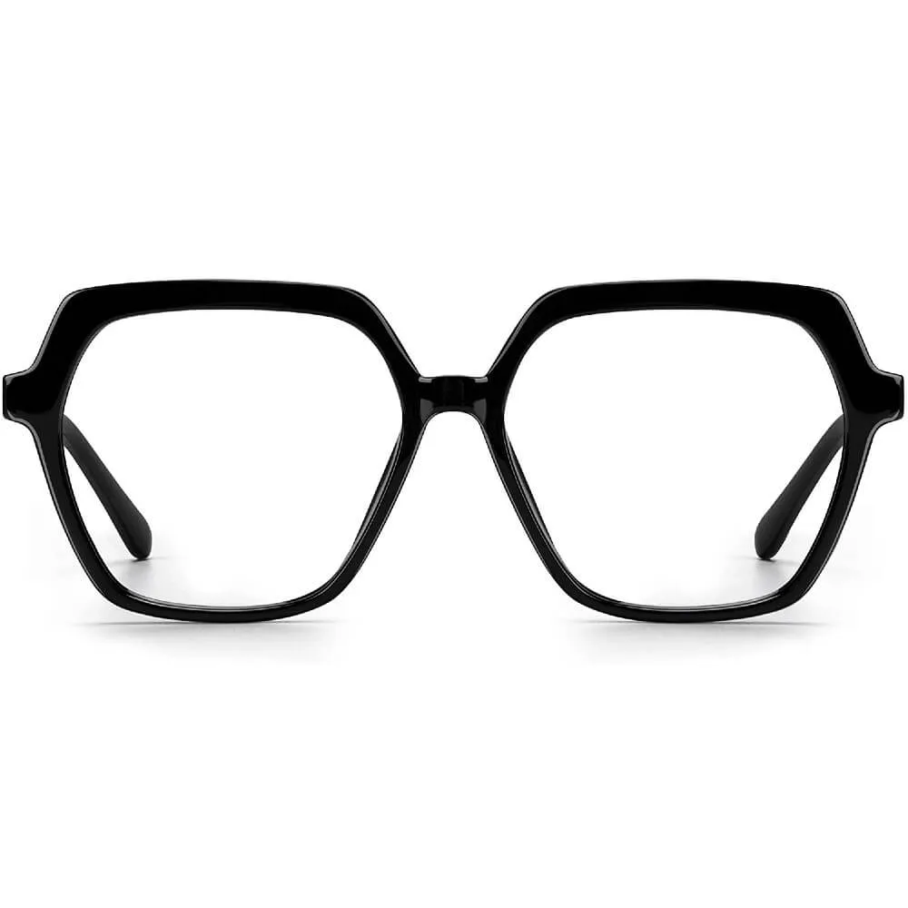 Blue Light Blocking Glasses for Computer Gaming Square Frame - Roxie