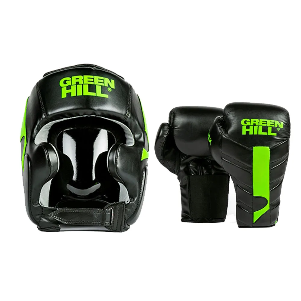 Boxing Set Gloves   Head Guard Attack