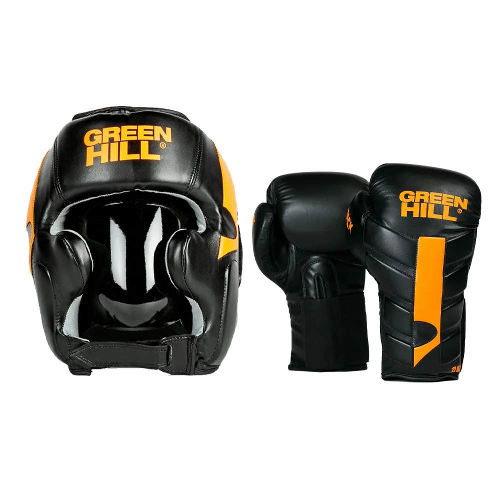 Boxing Set Gloves   Head Guard Attack