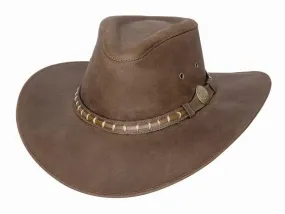 Bullhide Leather Wide Brim Hat - The Timber Mountain