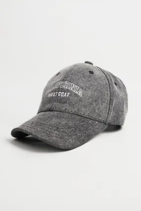 California Jeans Embroidered Cap - Grey