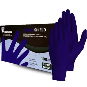 Cobalt Blue Nitrile Powder Free Gloves