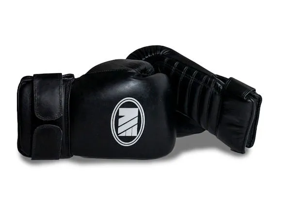 LEATHER PROFESSIONAL COACH TECH SPAR GLOVES BLACK