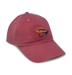 Looking Fly: Embroidered Twill Cap - Port Side Red