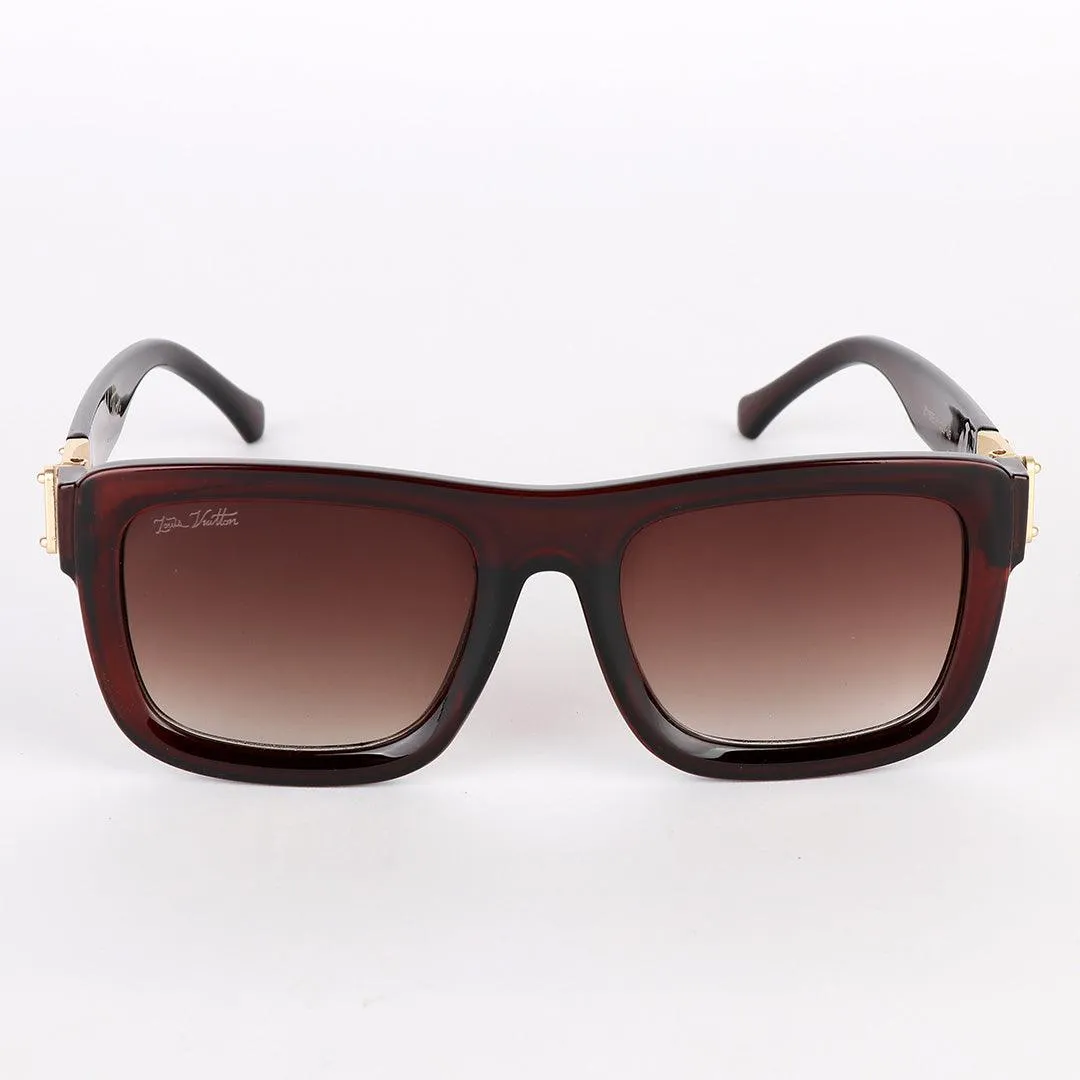 Louis Vuitton Brown Crested Square Sunglasses