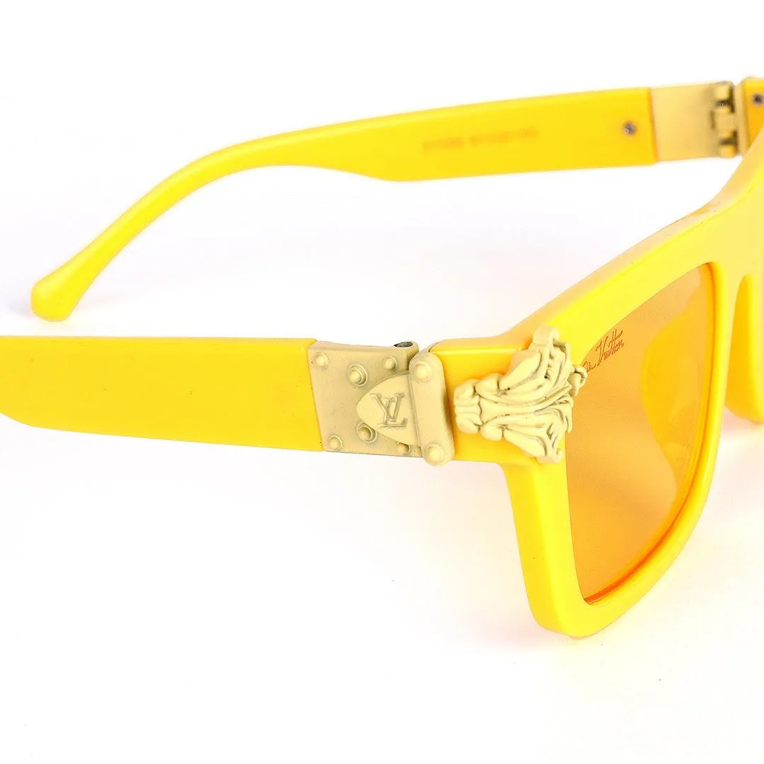 Louis Vuitton Classic Crested Yellow Sunglasses