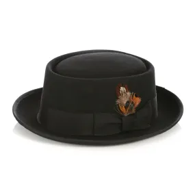 Men Classic Pork Pie Hat- MSd 32