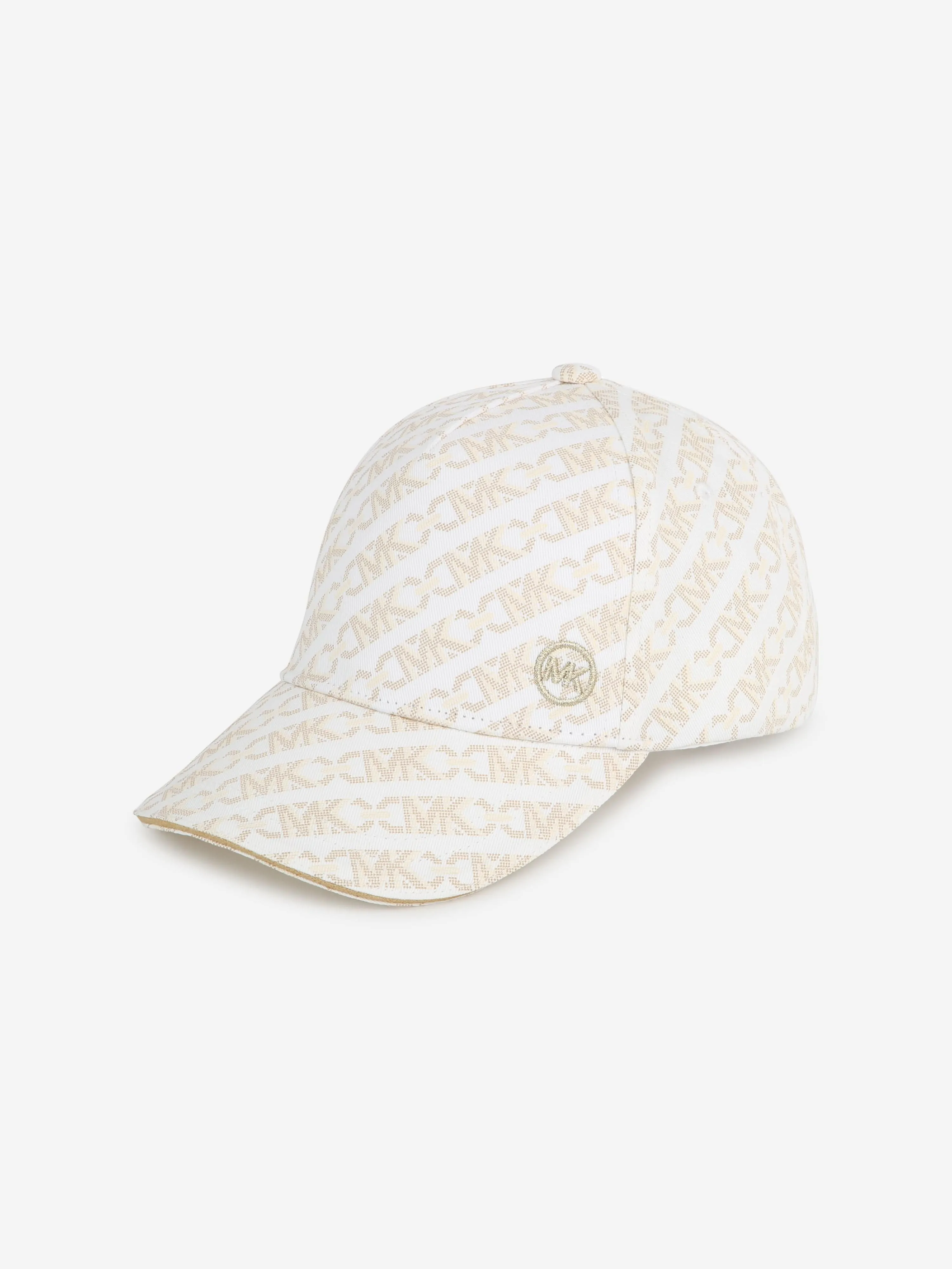 Michael Kors Girls Logo Cap in Ivory