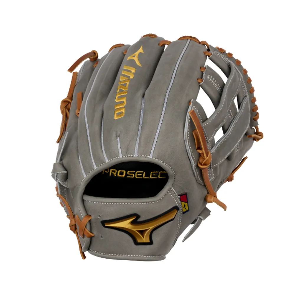 Mizuno Pro Select 12in Infield/Pitcher's Glove ||  Grey GPSF-12D