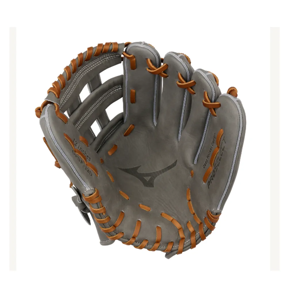 Mizuno Pro Select 12in Infield/Pitcher's Glove ||  Grey GPSF-12D