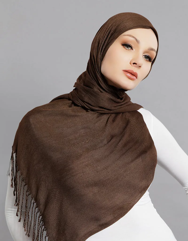 Modelle Twisted Scarves - Shades of Brown