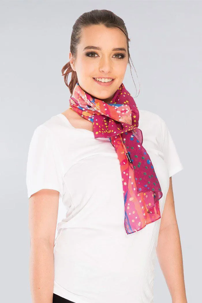 Mothers Country Rectangle Chiffon Scarf