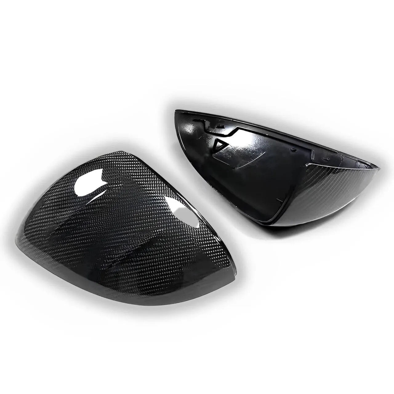 MS Style Carbon Fiber Mirror Cap Set - Mercedes Benz W206 C Class & W223 S Class