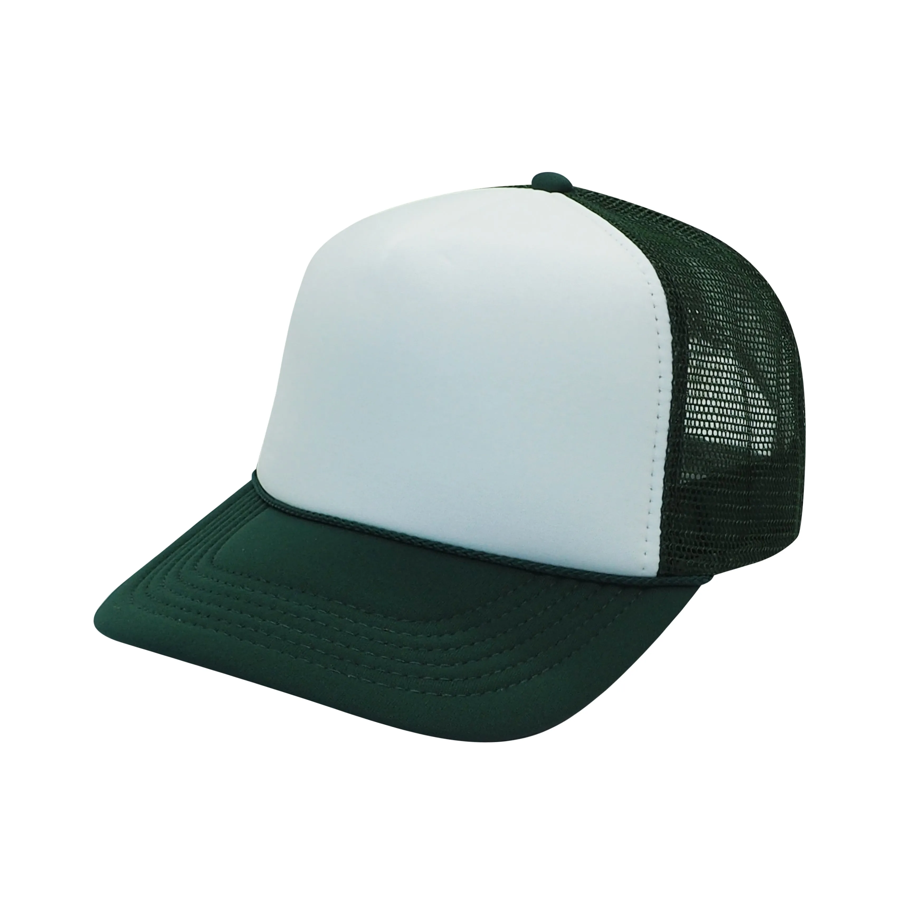 Nissun Classic Trucker Baseball Hats Caps Foam Mesh Blank Solid Two Tone Snapback