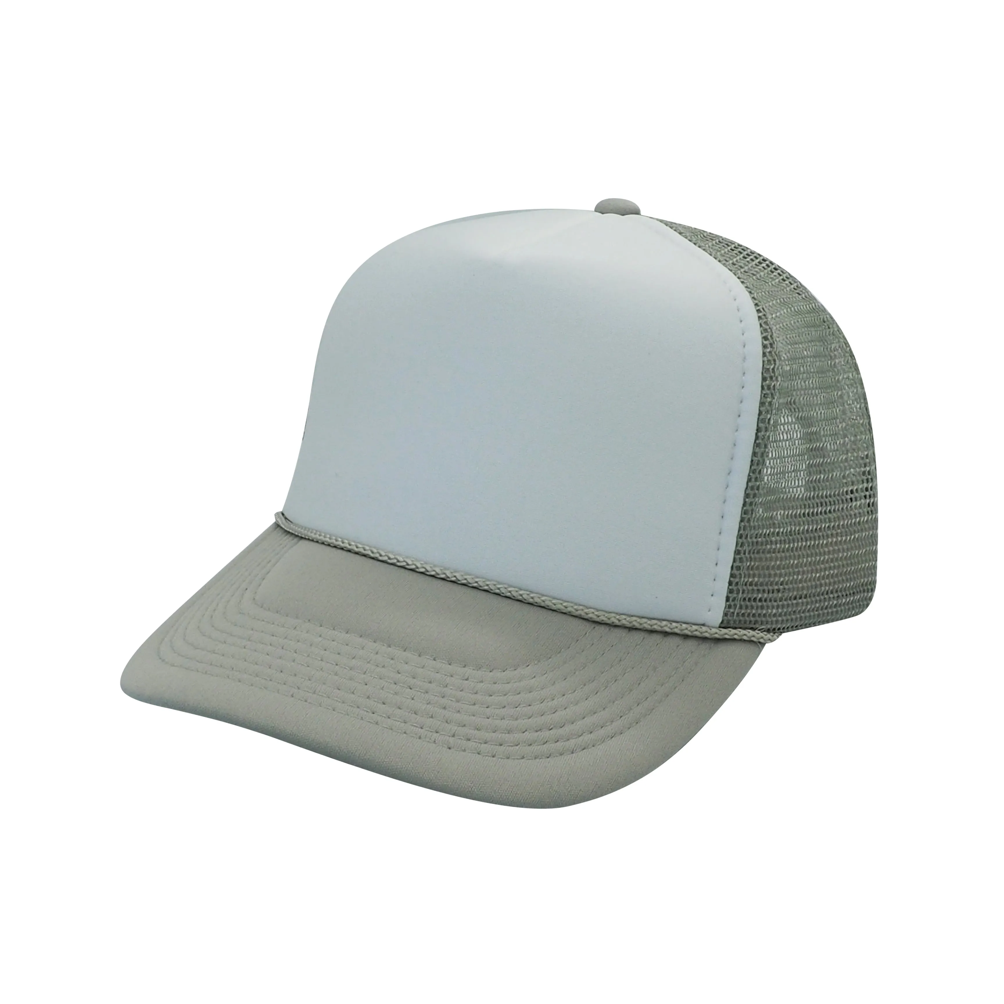 Nissun Classic Trucker Baseball Hats Caps Foam Mesh Blank Solid Two Tone Snapback