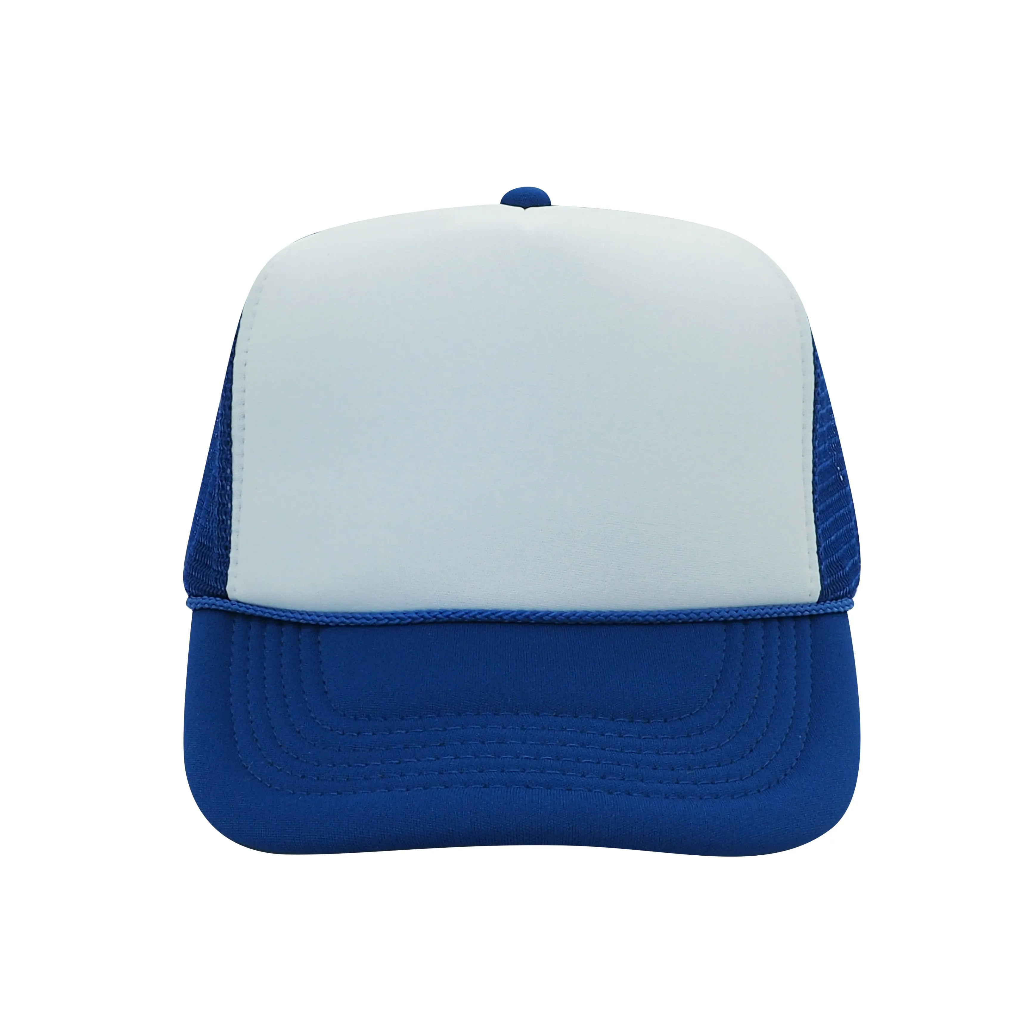 Nissun Classic Trucker Baseball Hats Caps Foam Mesh Blank Solid Two Tone Snapback