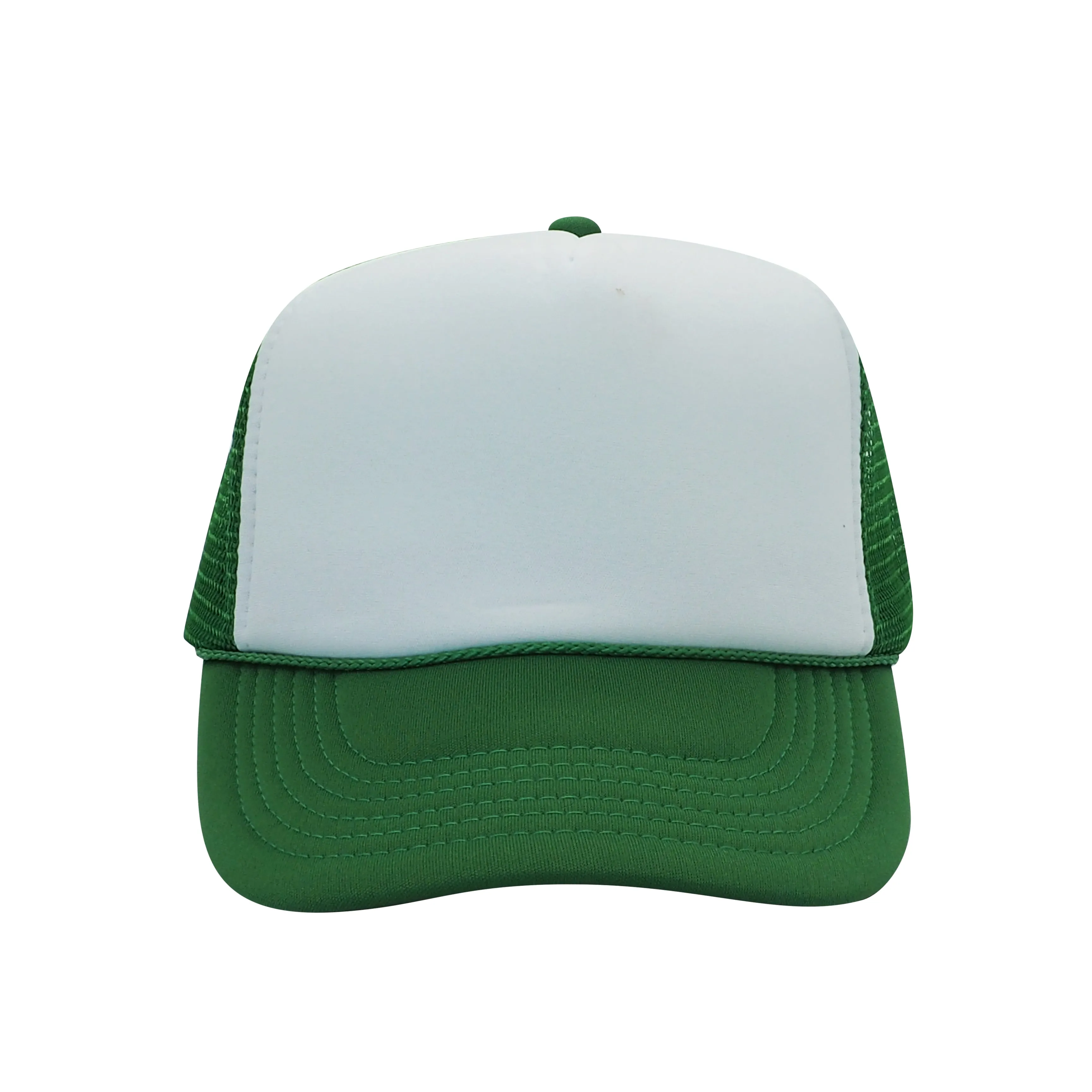 Nissun Classic Trucker Baseball Hats Caps Foam Mesh Blank Solid Two Tone Snapback