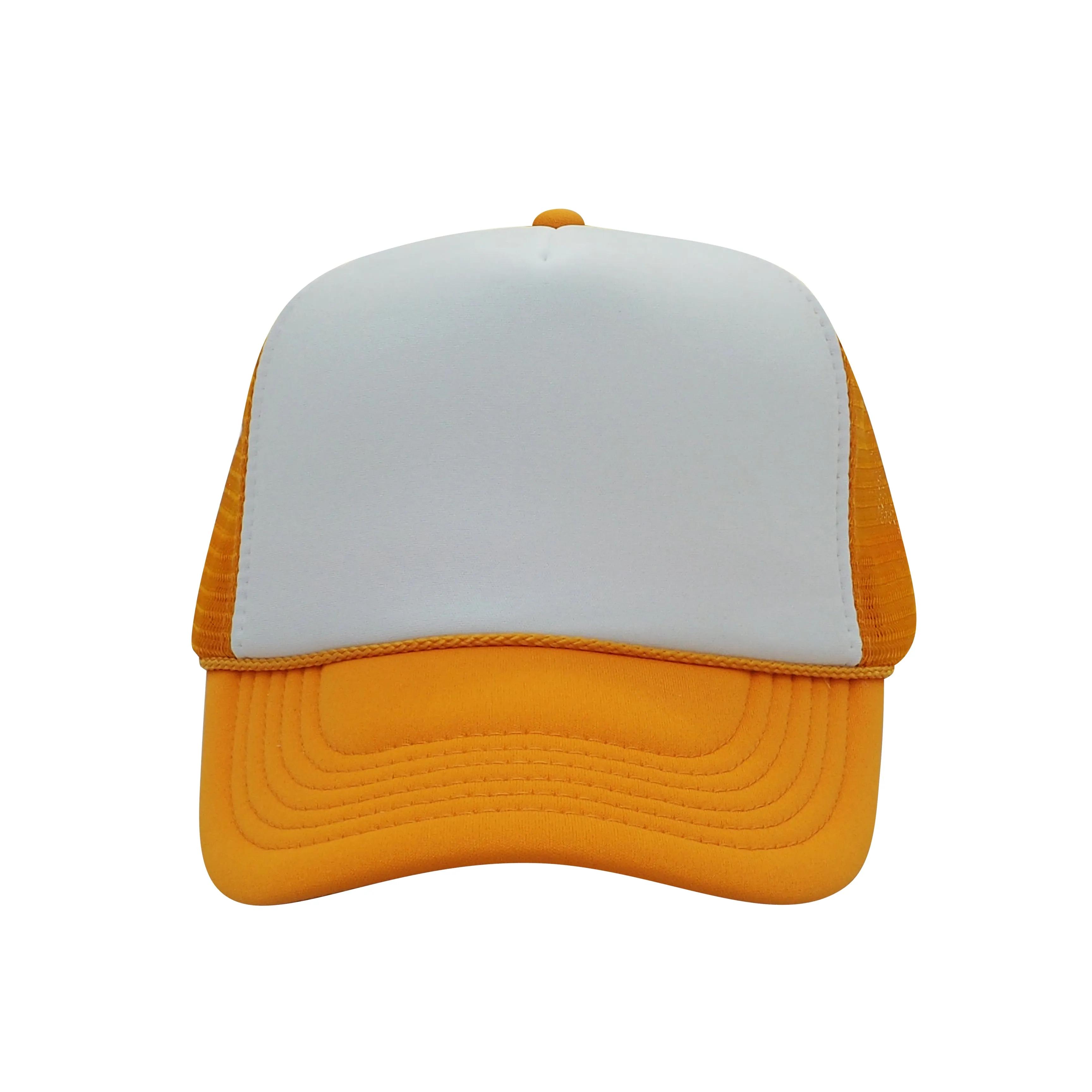 Nissun Classic Trucker Baseball Hats Caps Foam Mesh Blank Solid Two Tone Snapback