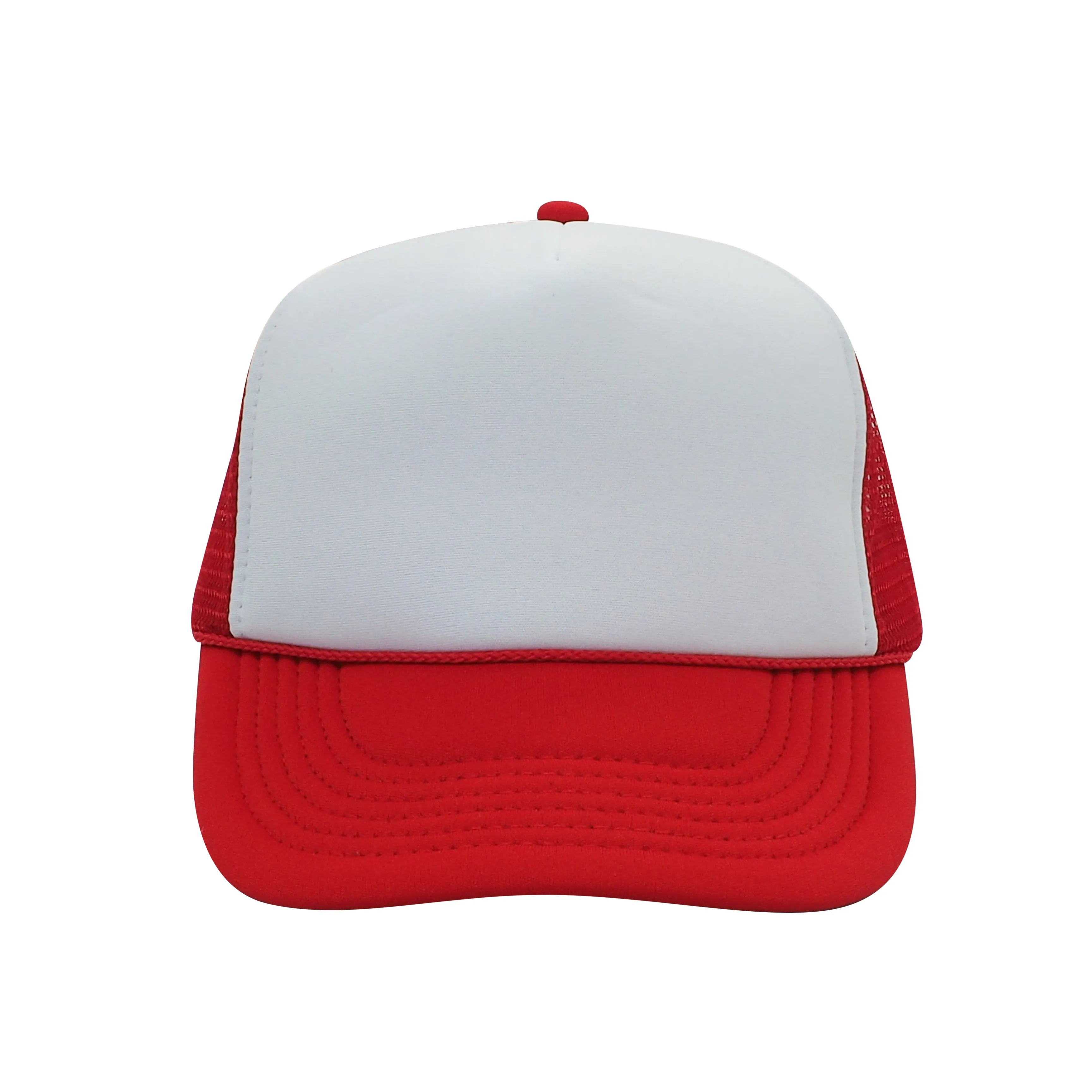 Nissun Classic Trucker Baseball Hats Caps Foam Mesh Blank Solid Two Tone Snapback