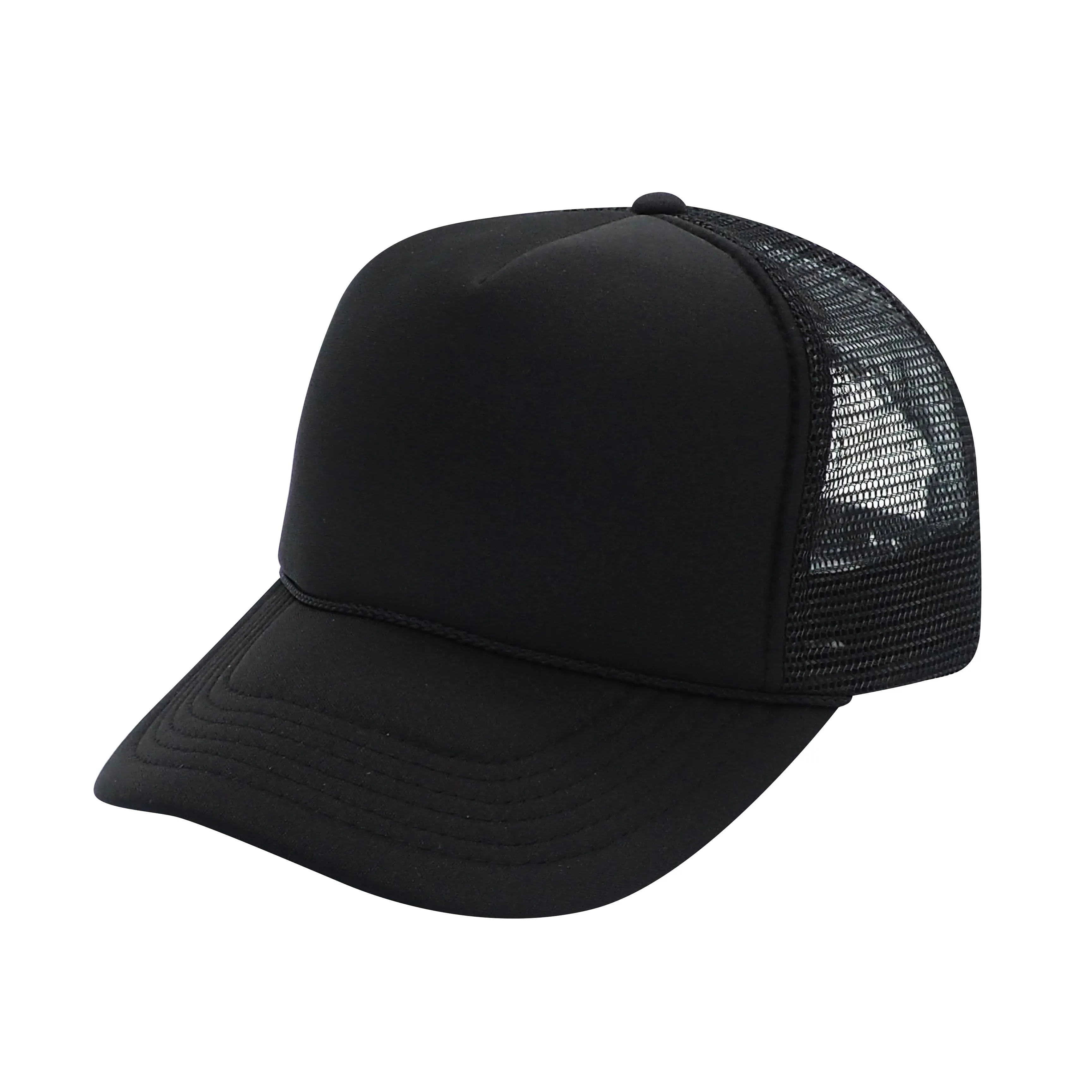 Nissun Classic Trucker Baseball Hats Caps Foam Mesh Blank Solid Two Tone Snapback