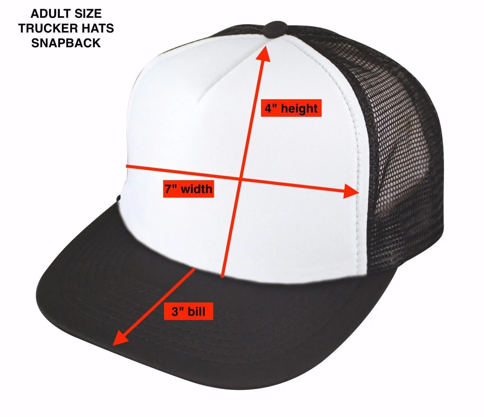 Nissun Classic Trucker Baseball Hats Caps Foam Mesh Blank Solid Two Tone Snapback