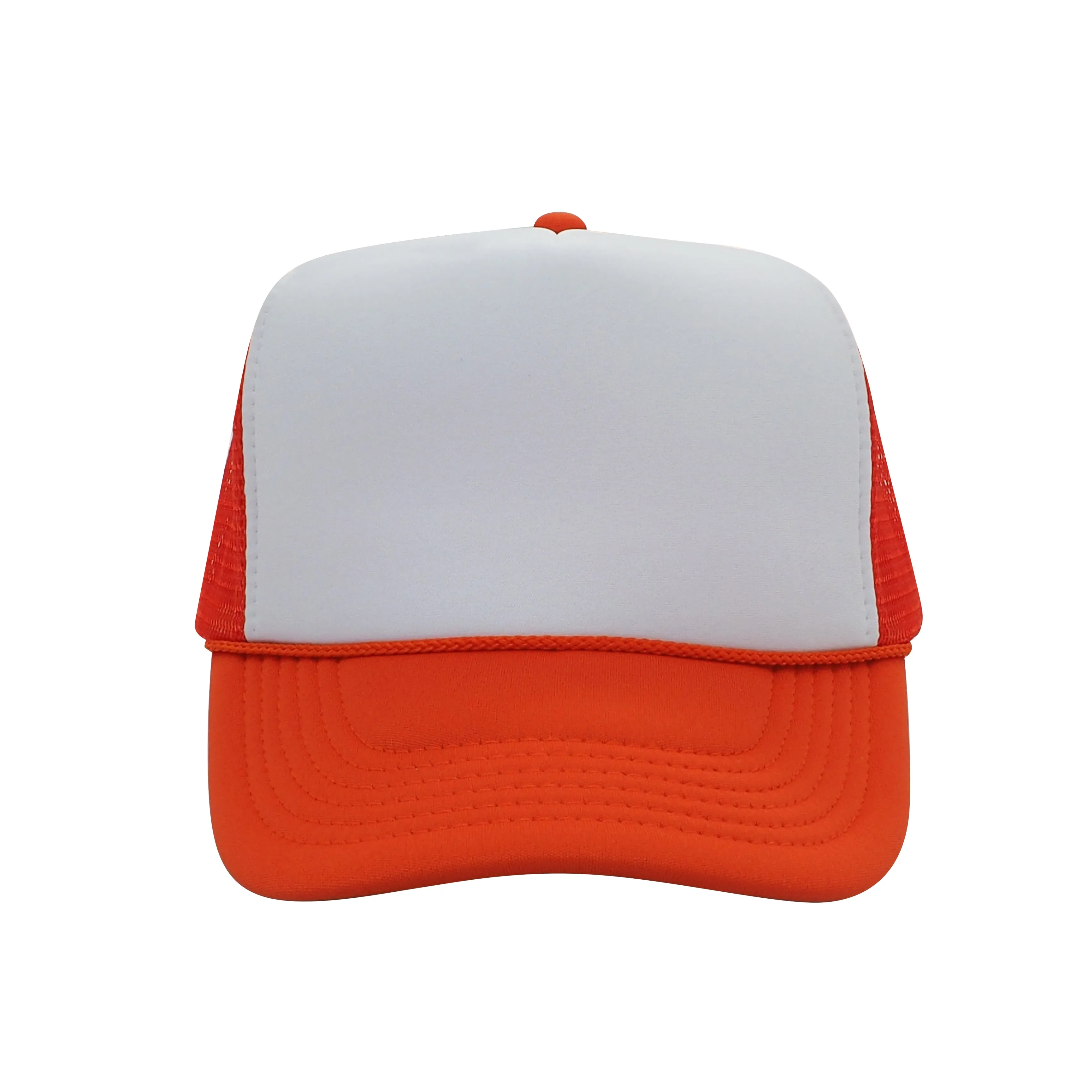 Nissun Classic Trucker Baseball Hats Caps Foam Mesh Blank Solid Two Tone Snapback