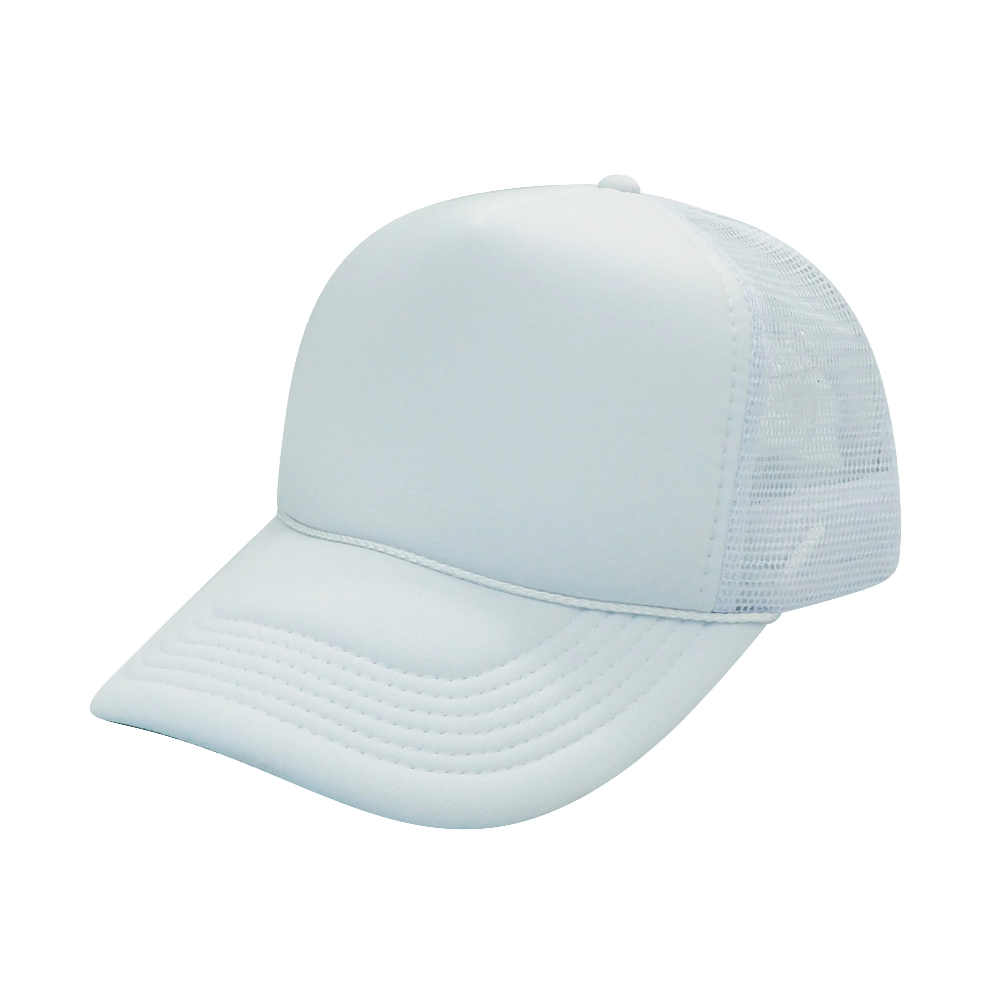 Nissun Classic Trucker Baseball Hats Caps Foam Mesh Blank Solid Two Tone Snapback