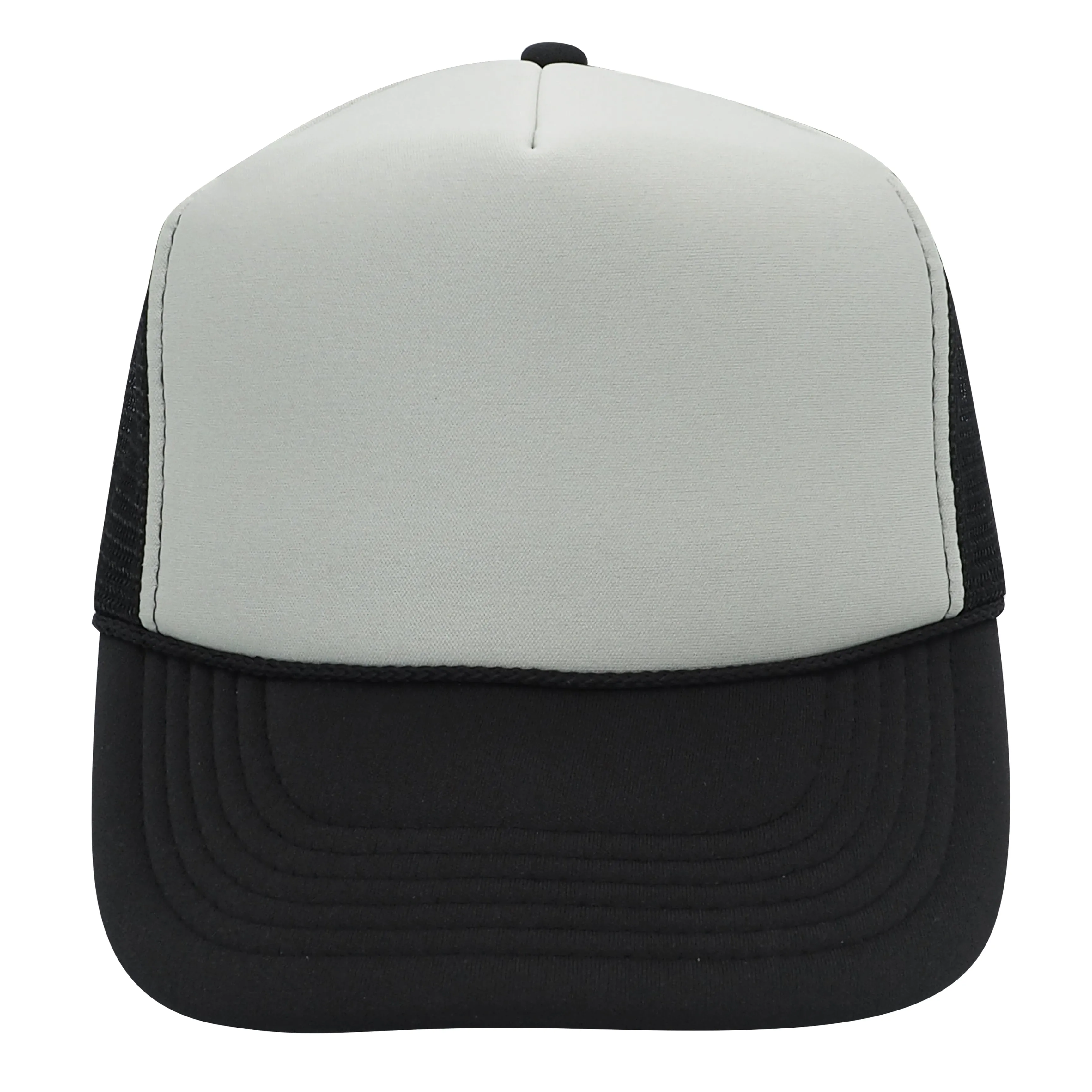 Nissun Classic Trucker Baseball Hats Caps Foam Mesh Blank Solid Two Tone Snapback