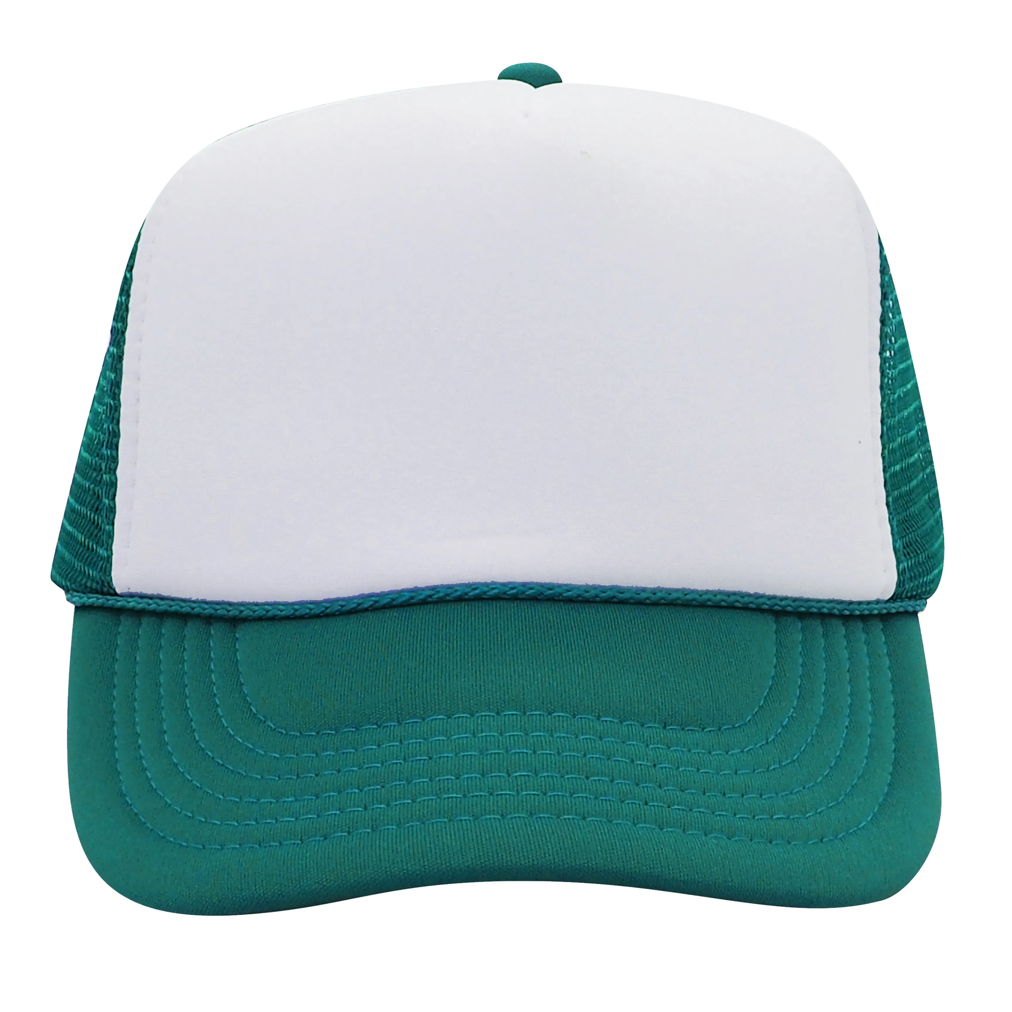 Nissun Classic Trucker Baseball Hats Caps Foam Mesh Blank Solid Two Tone Snapback