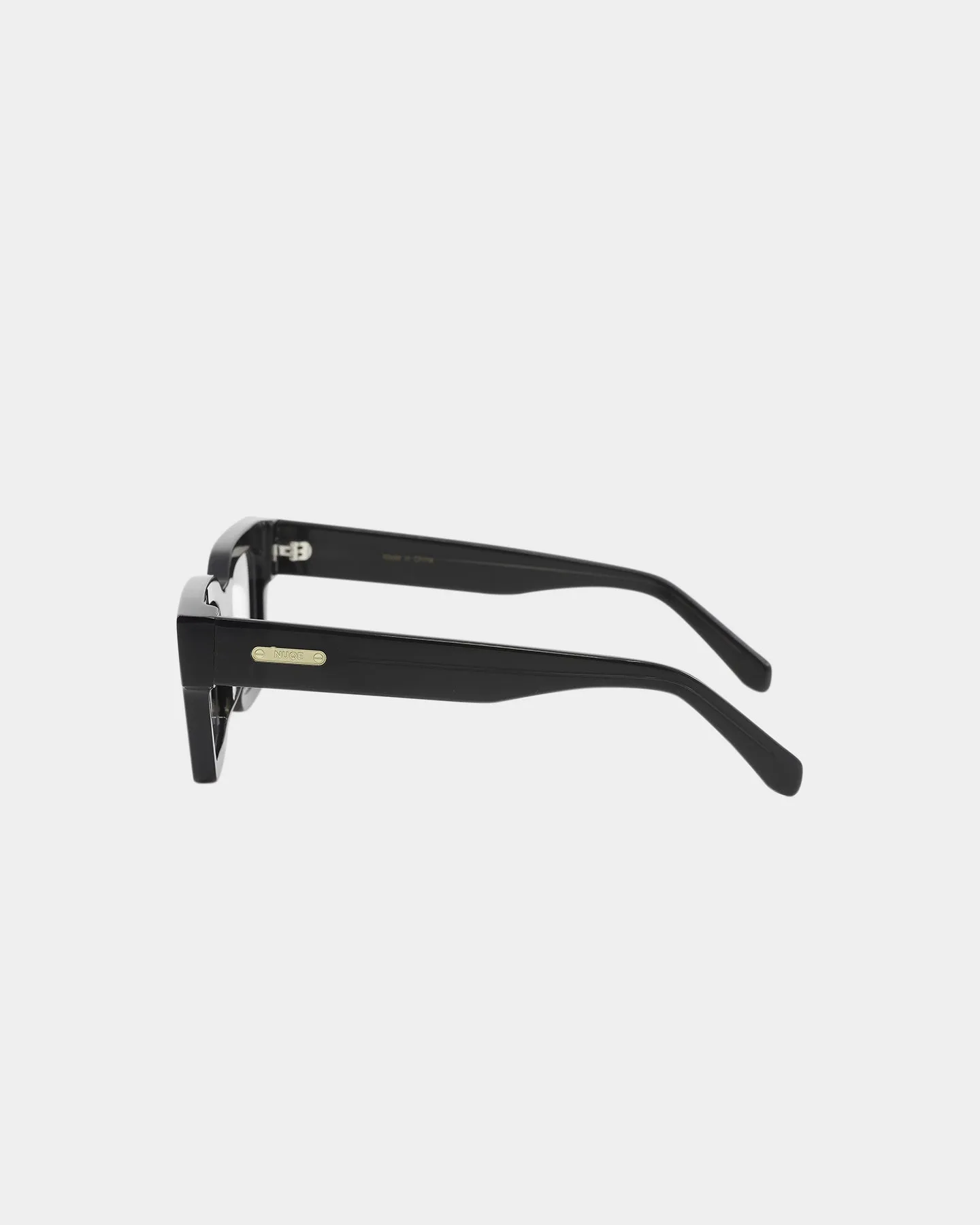 NUQE Jones Blue Light Glasses Smoke Black