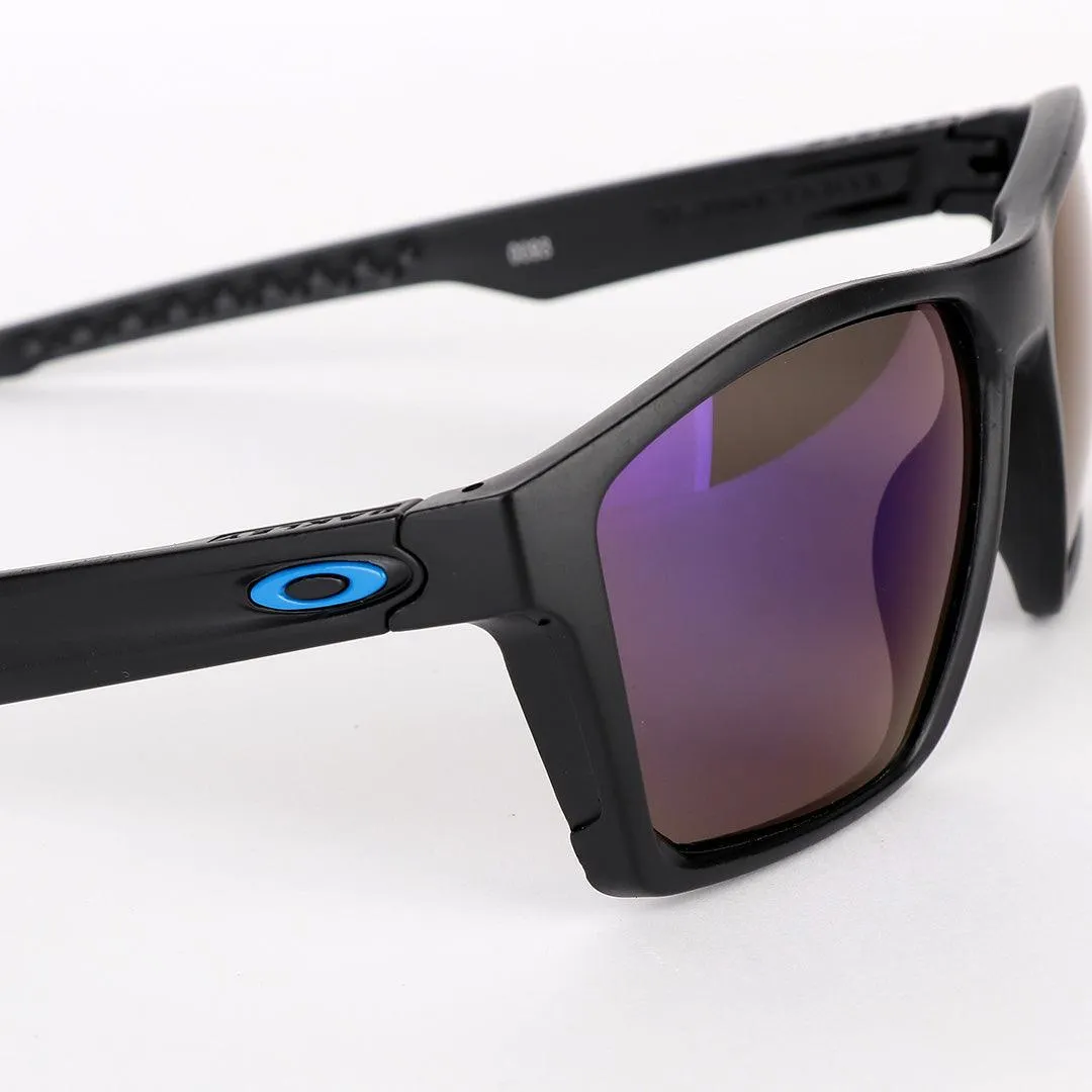 Oakley Luxury Black And Blue Lens Sunglasses