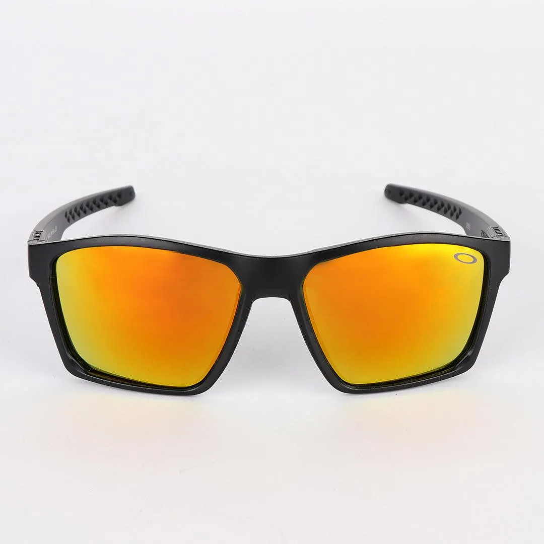 Oakley Luxury Black And Gold Lens Sunglasses