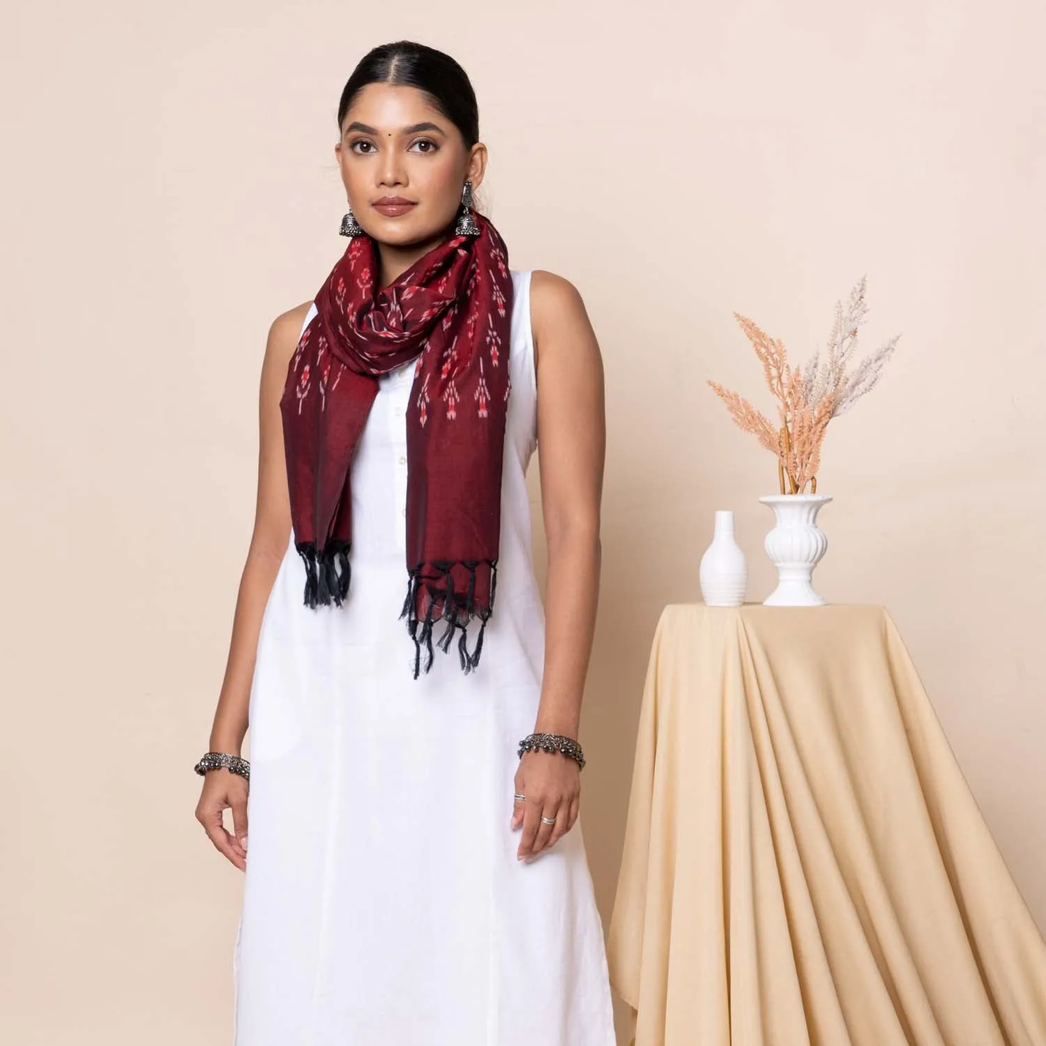 Pataudi Ikat scarves