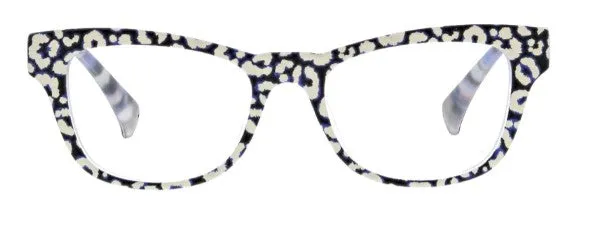 Peepers - Orchid Island Blue Light Reading Glasses, White & Leopard