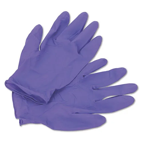 Purple Nitrile Exam Gloves, 242 Mm Length, Large, Purple, 1,000/carton