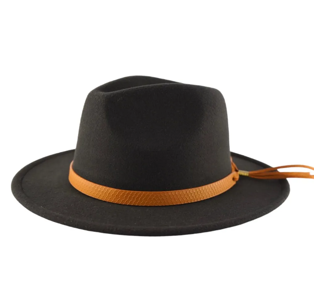 Rivet Fedora - Black