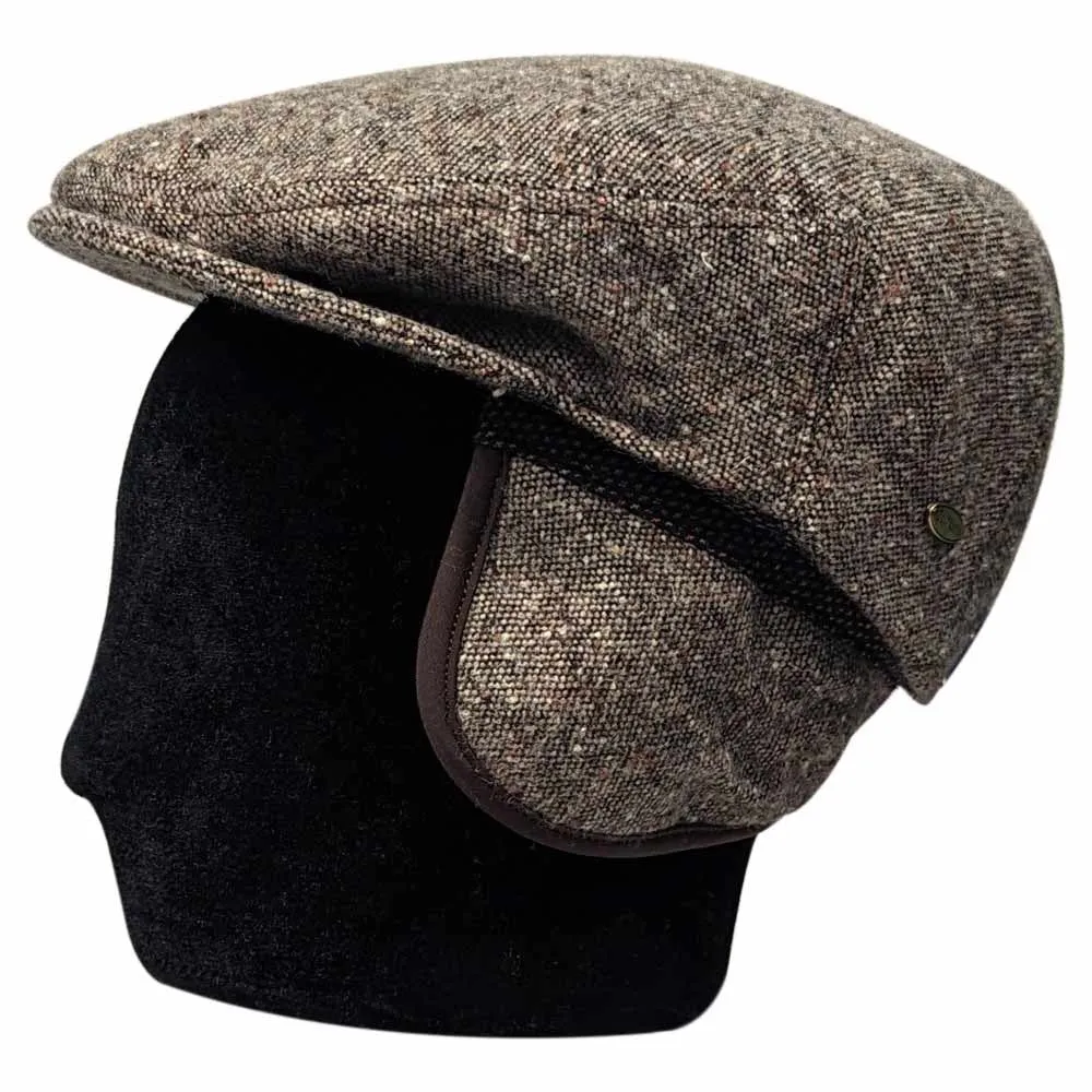 Saint Martin - "Orecchio" Flat Cap with Ear Flaps