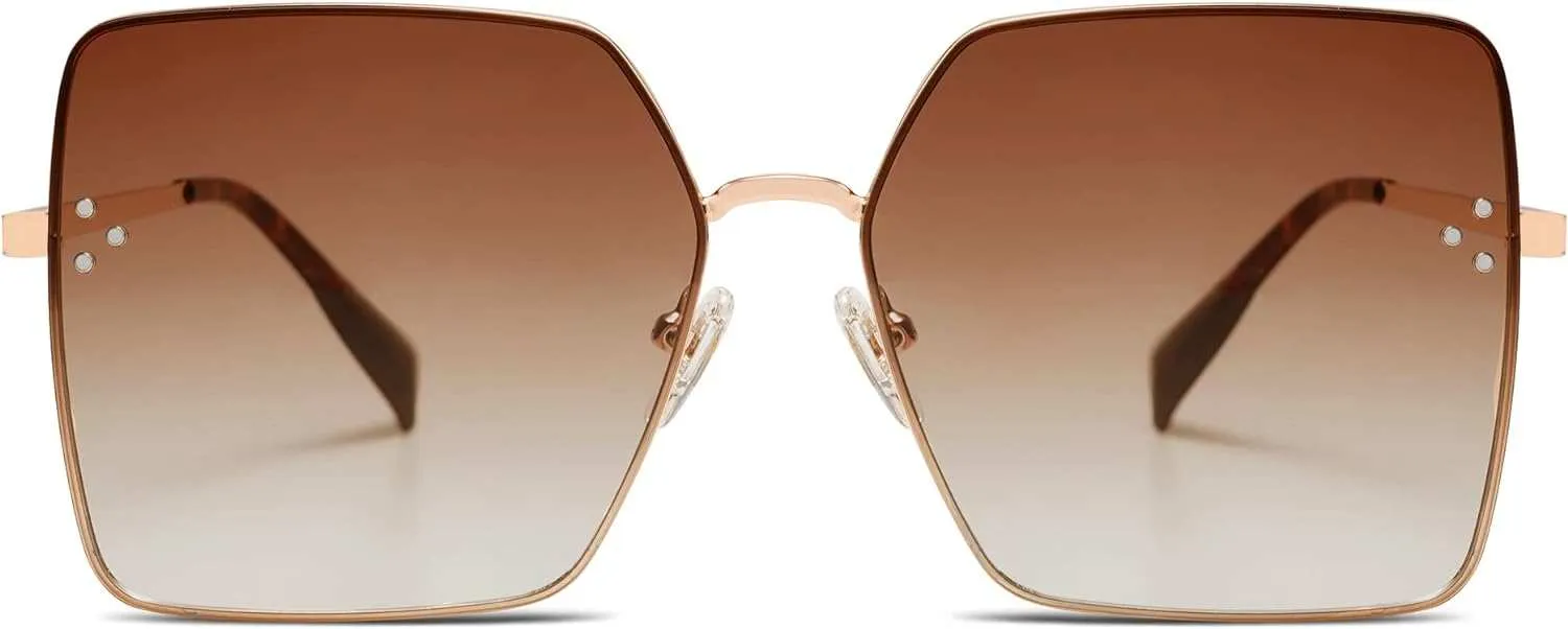 Trendy Oversized Square Sunglasses for Women