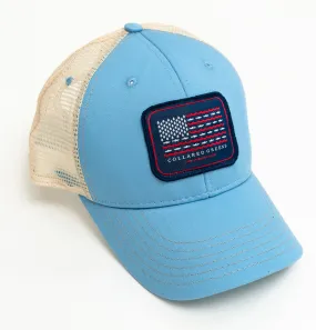 Trout Flag: Badged Trucker Cap - Carolina