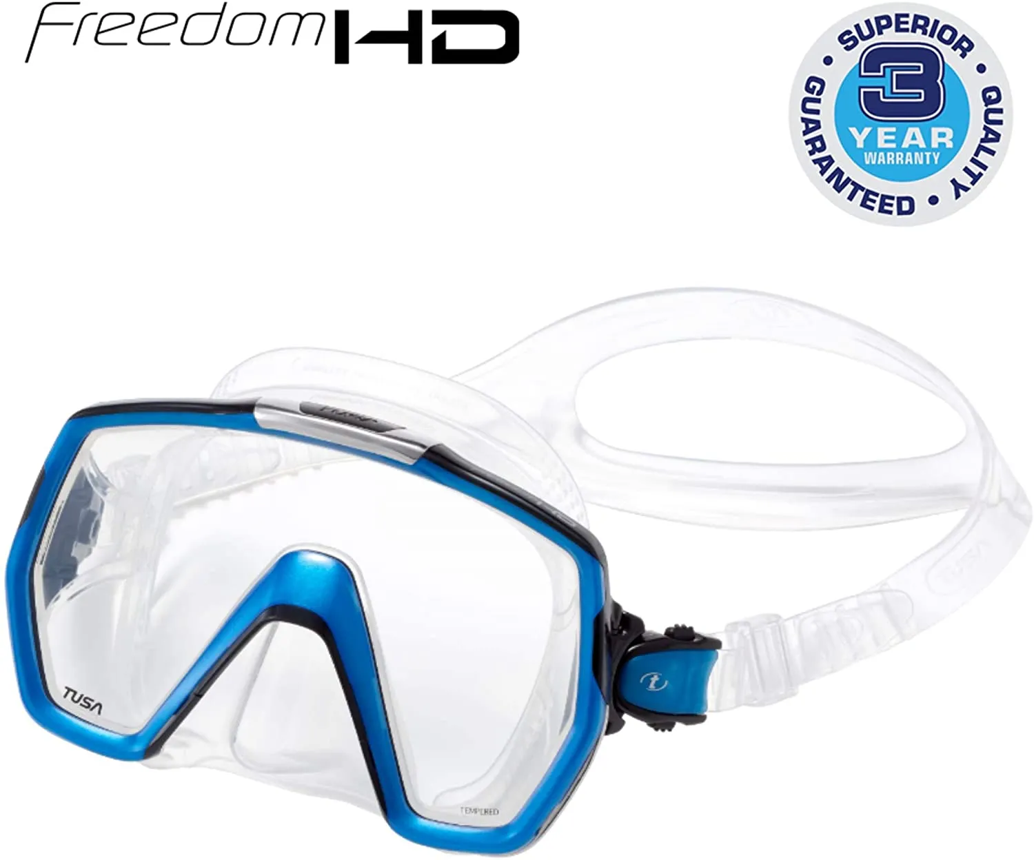 Tusa Freedom HD Scuba Diving Mask