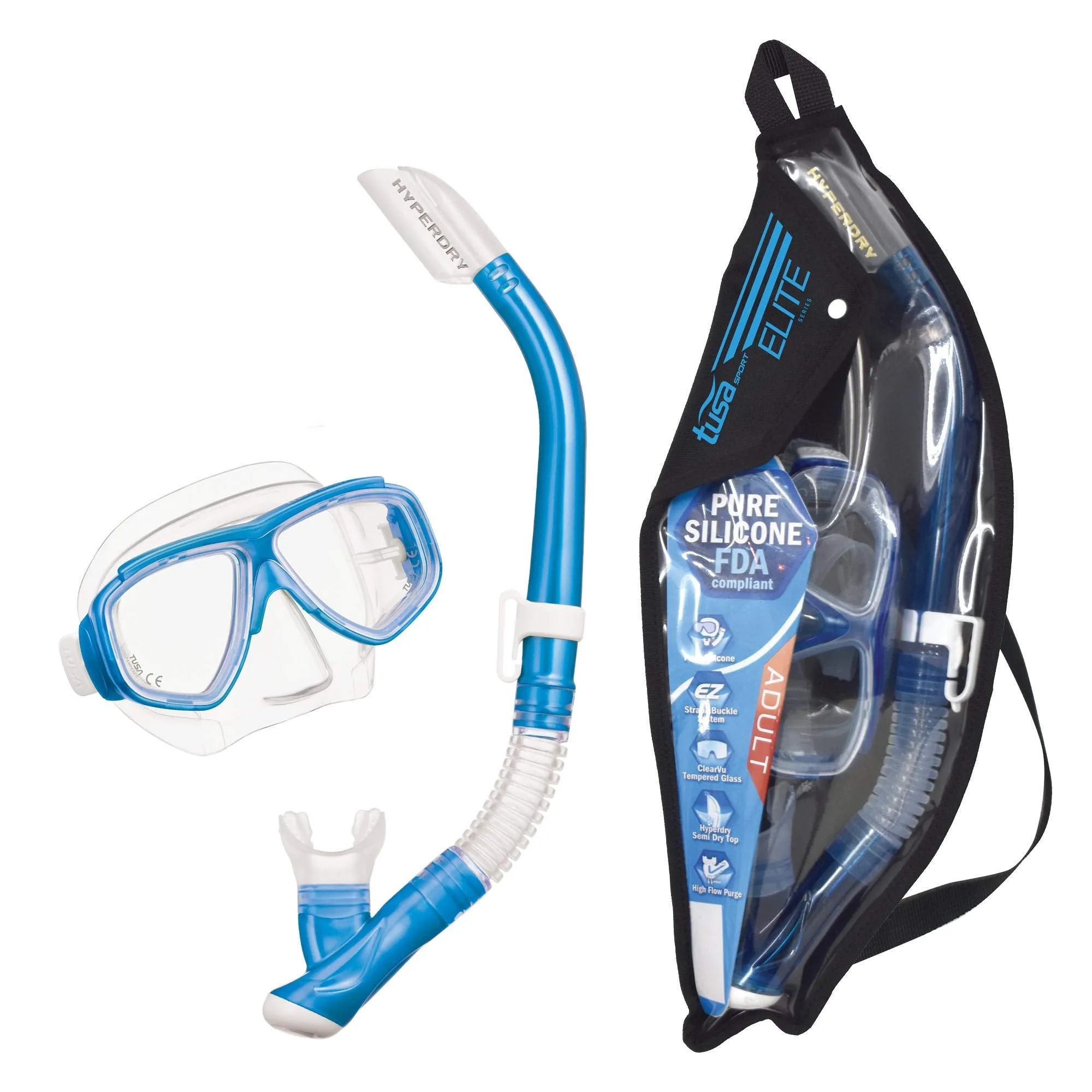 TUSA Sport Adult Splendive Mask and Snorkel Combo