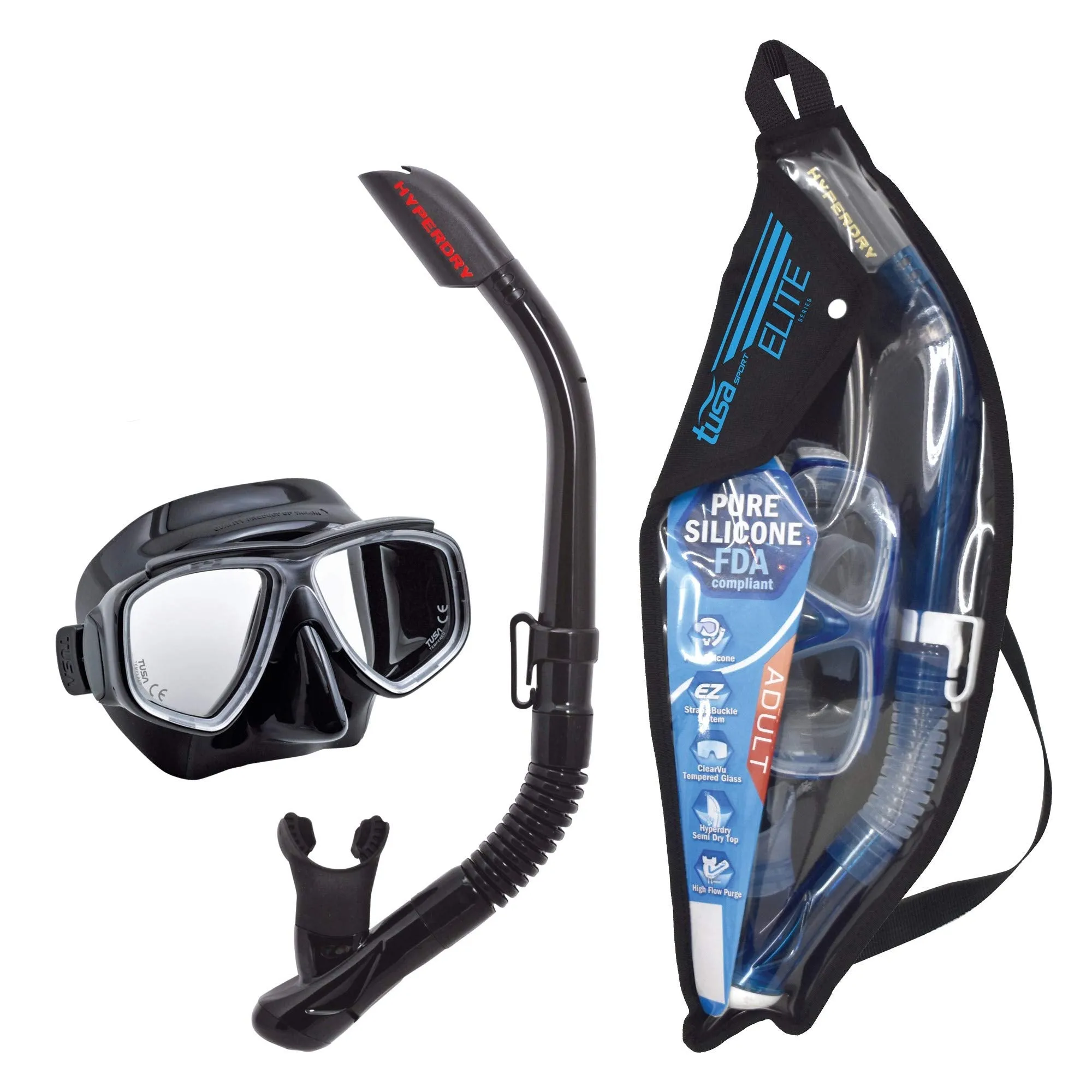 TUSA Sport Adult Splendive Mask and Snorkel Combo