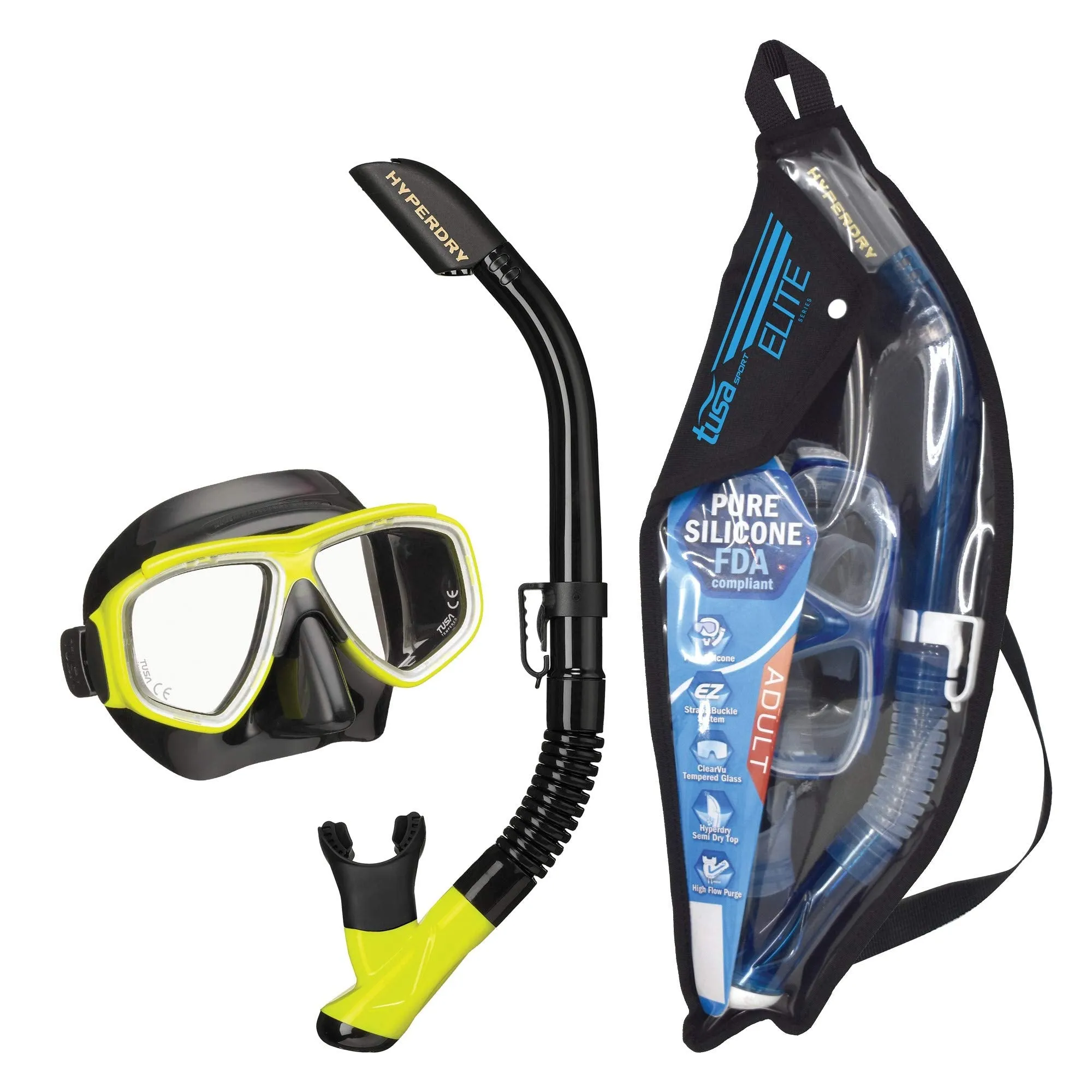 TUSA Sport Adult Splendive Mask and Snorkel Combo