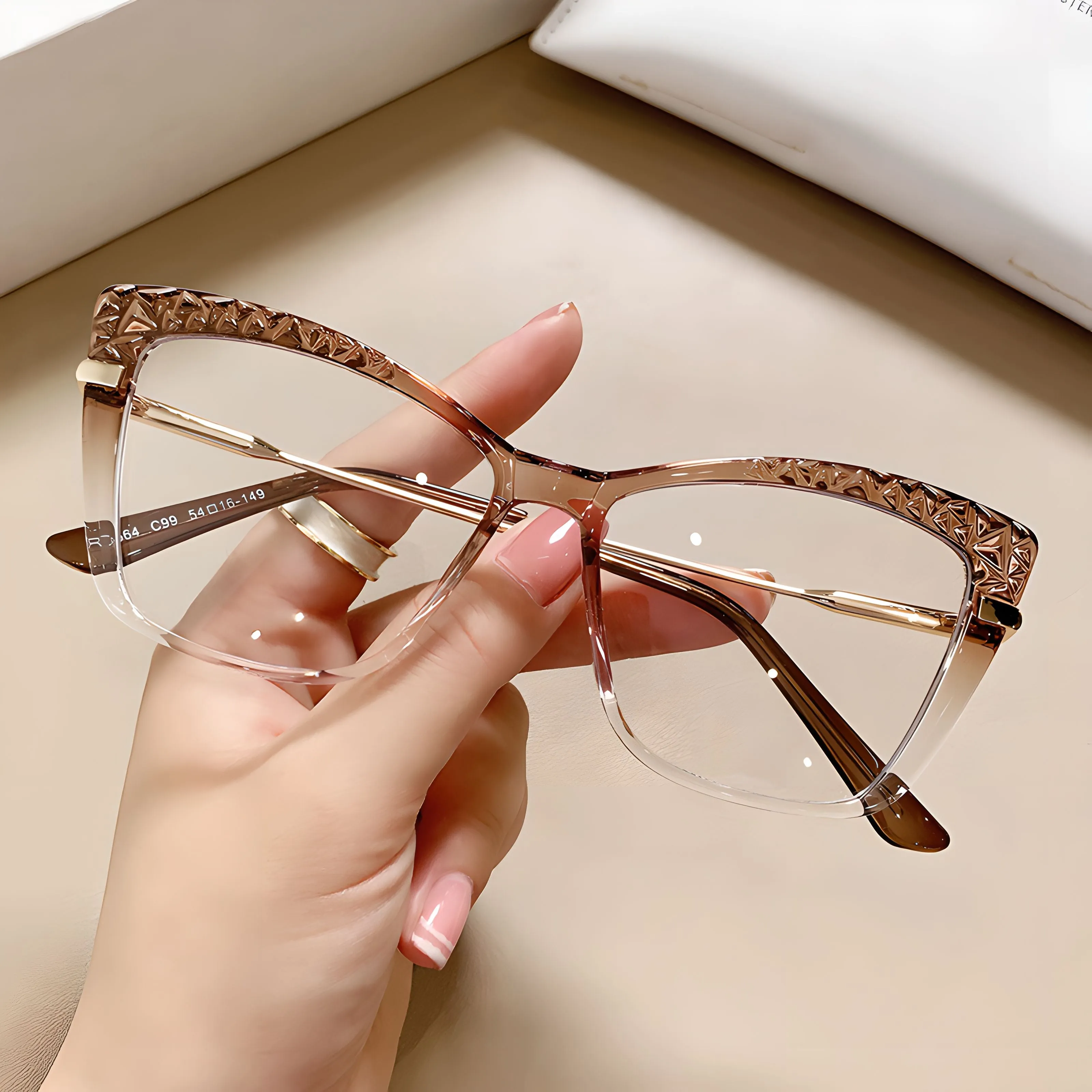 TXOME Daisy Cat Eye Glasses