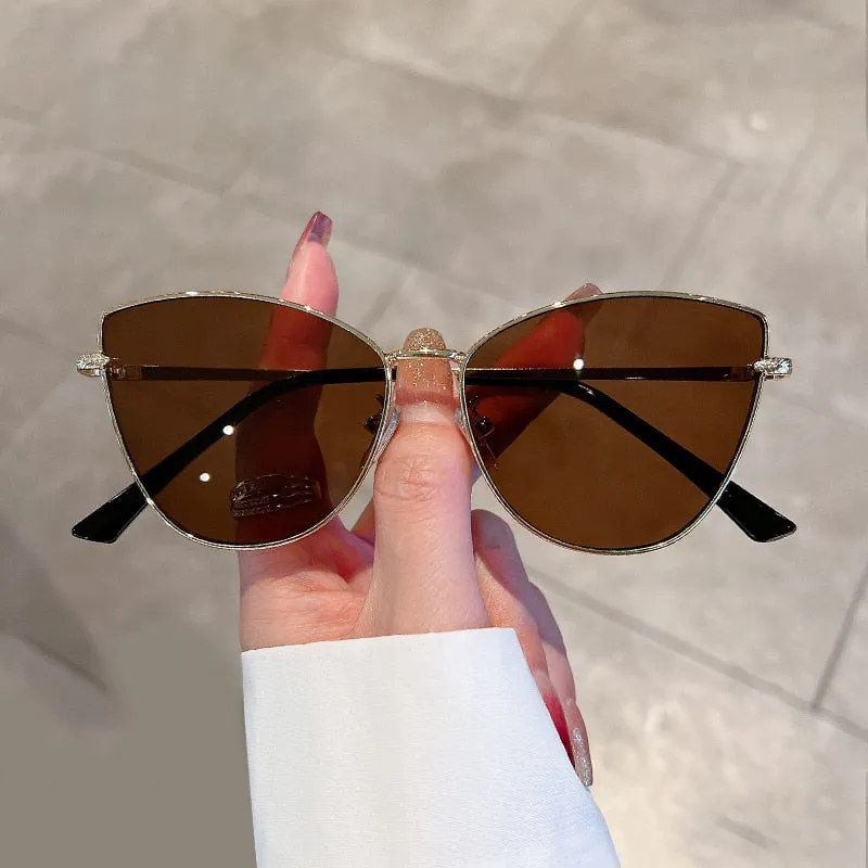 Unisex Trendy Retro Gradient Vintage Luxury Cat Eye Sunglasses