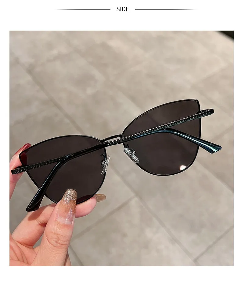 Unisex Trendy Retro Gradient Vintage Luxury Cat Eye Sunglasses