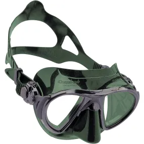 Used Cressi Nano Black Scuba Dive Mask-Green / Green