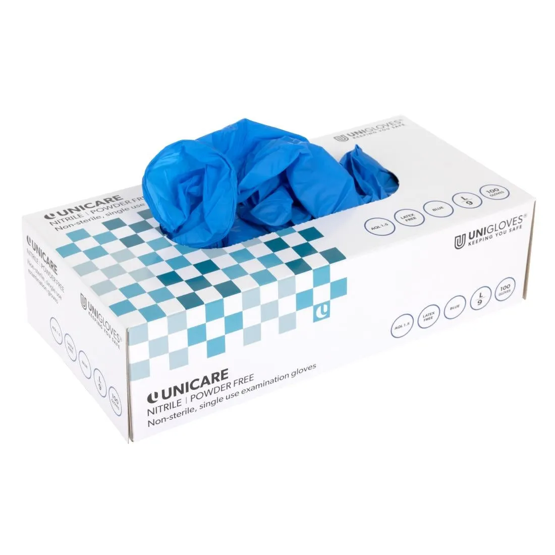 Y478-L Powder-Free Nitrile Gloves L (Pack of 100)